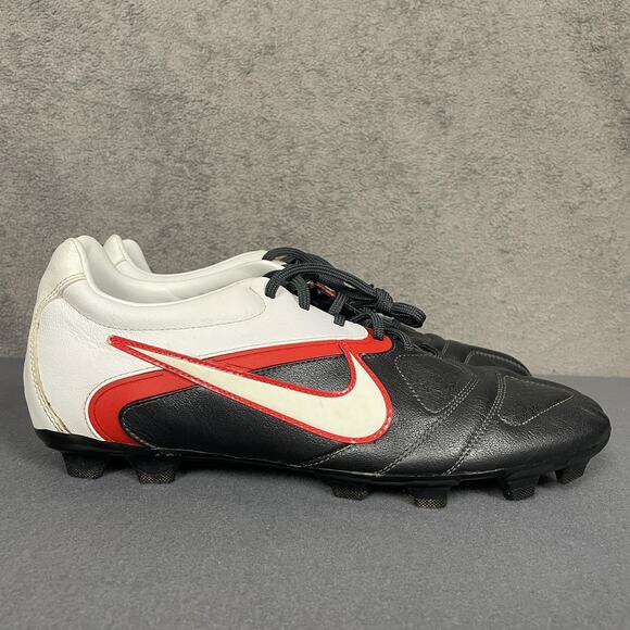 Nike Soccer Shoes Mens Size 12 Black White Red CTR360 Trequartista III FG Cleats - Picture 6 of 13